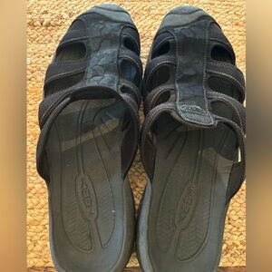 KEEN Aruba II Sandals Men's 14 US Black Closed Toe Beach Slide Slip On Casual